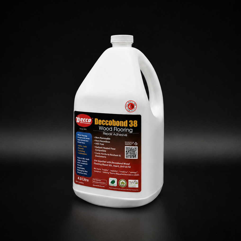 Deccobond 38 Wood Flooring Repair Adhesive - 4L (1 gal Value Pack)