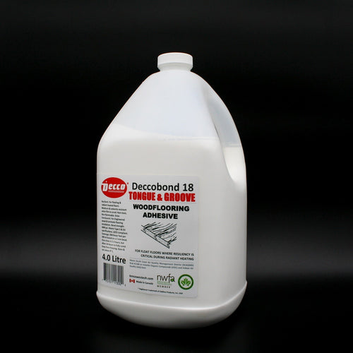 Deccobond 18 tongue and groove wood flooring adhesive 4L value pack